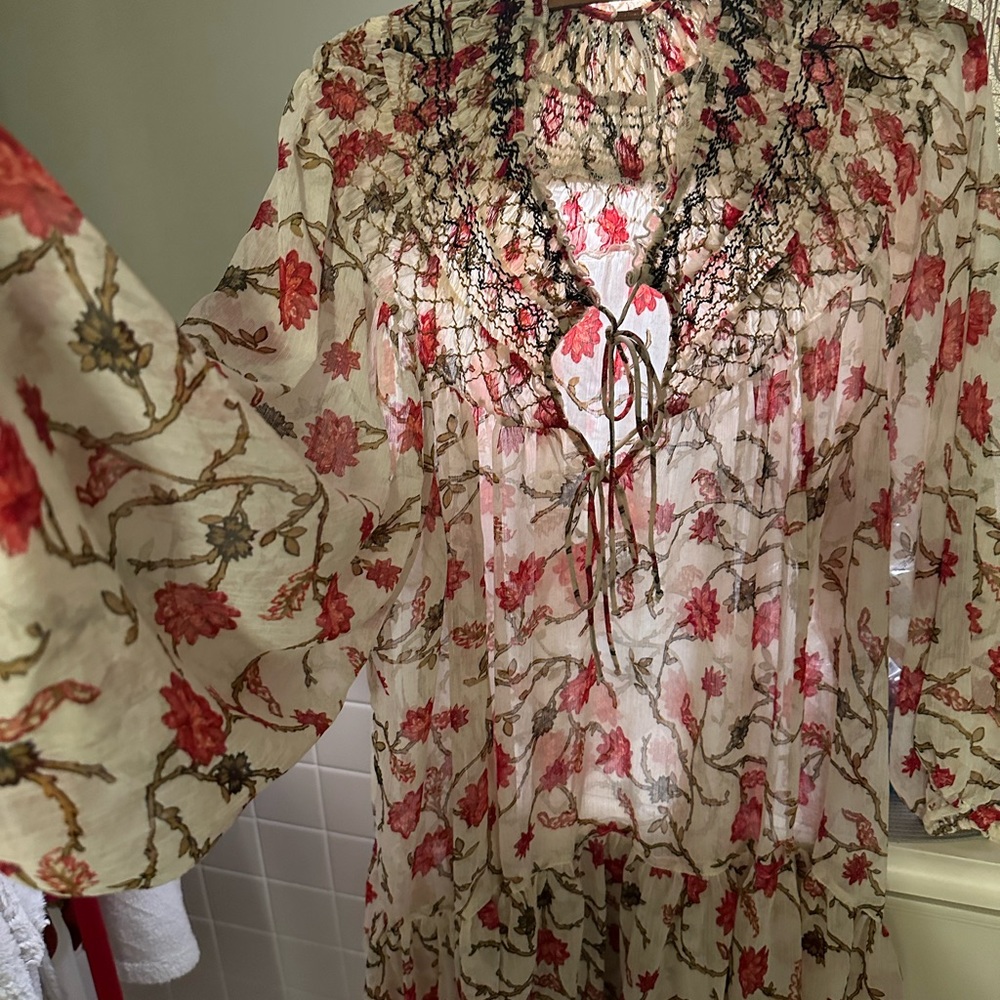 Free People sheer dress,